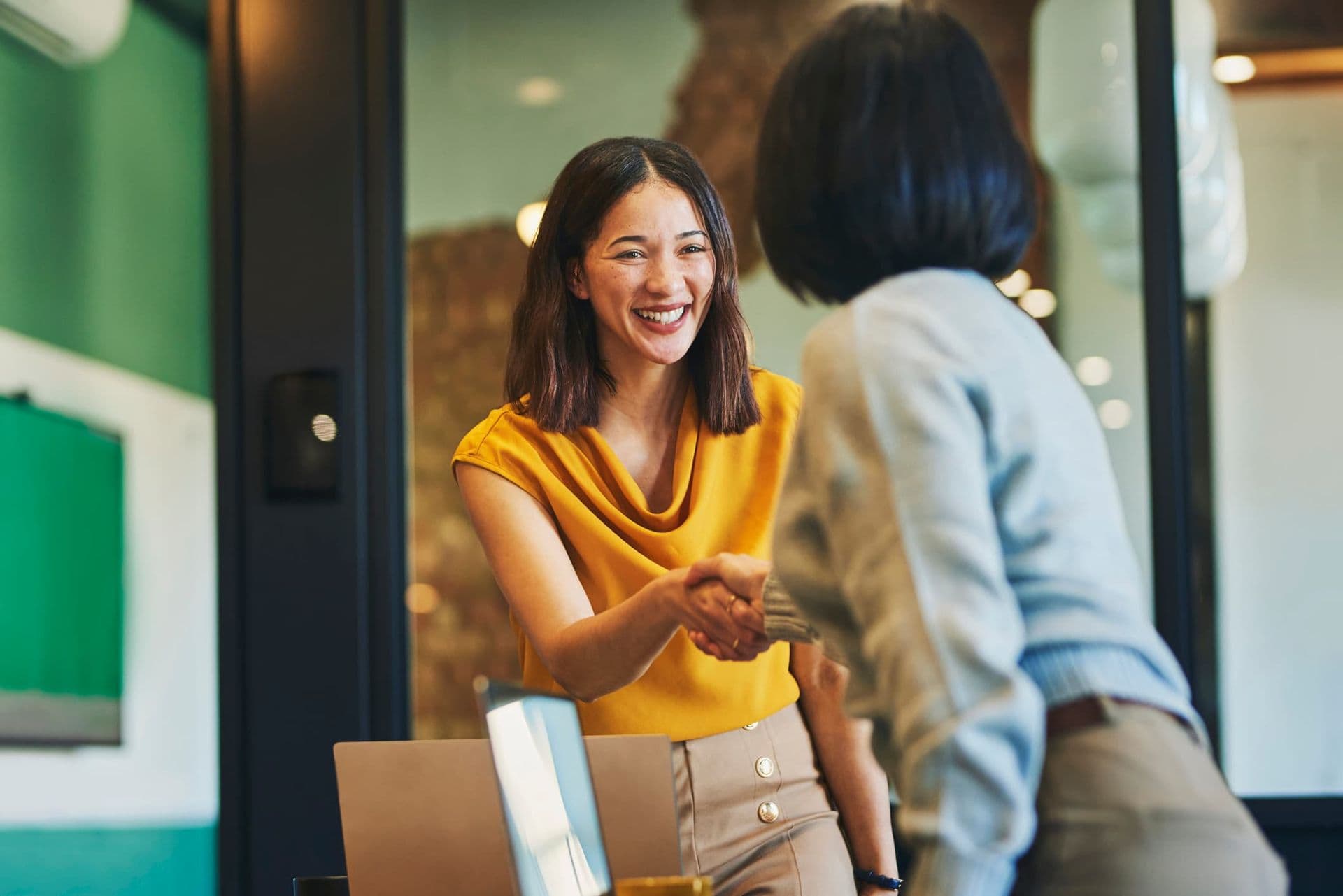 Happy People Meeting